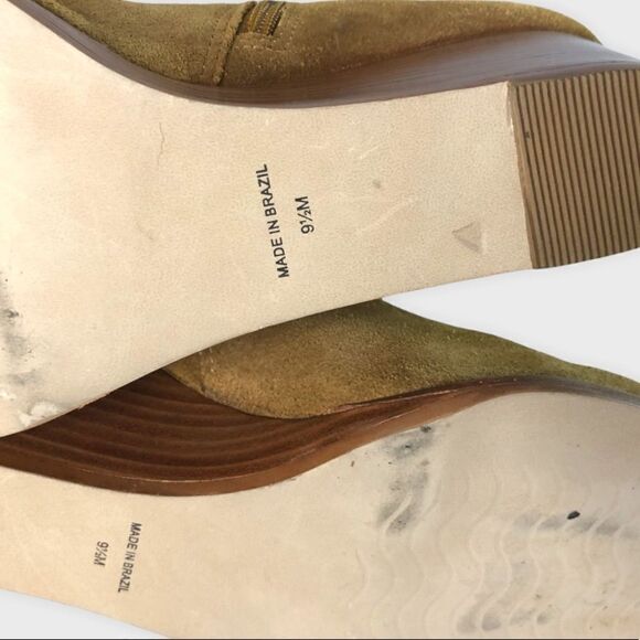 Matisse Essentials Suede Wedge Boots Size 9 1/2 In Fawn - Picture 7 of 11